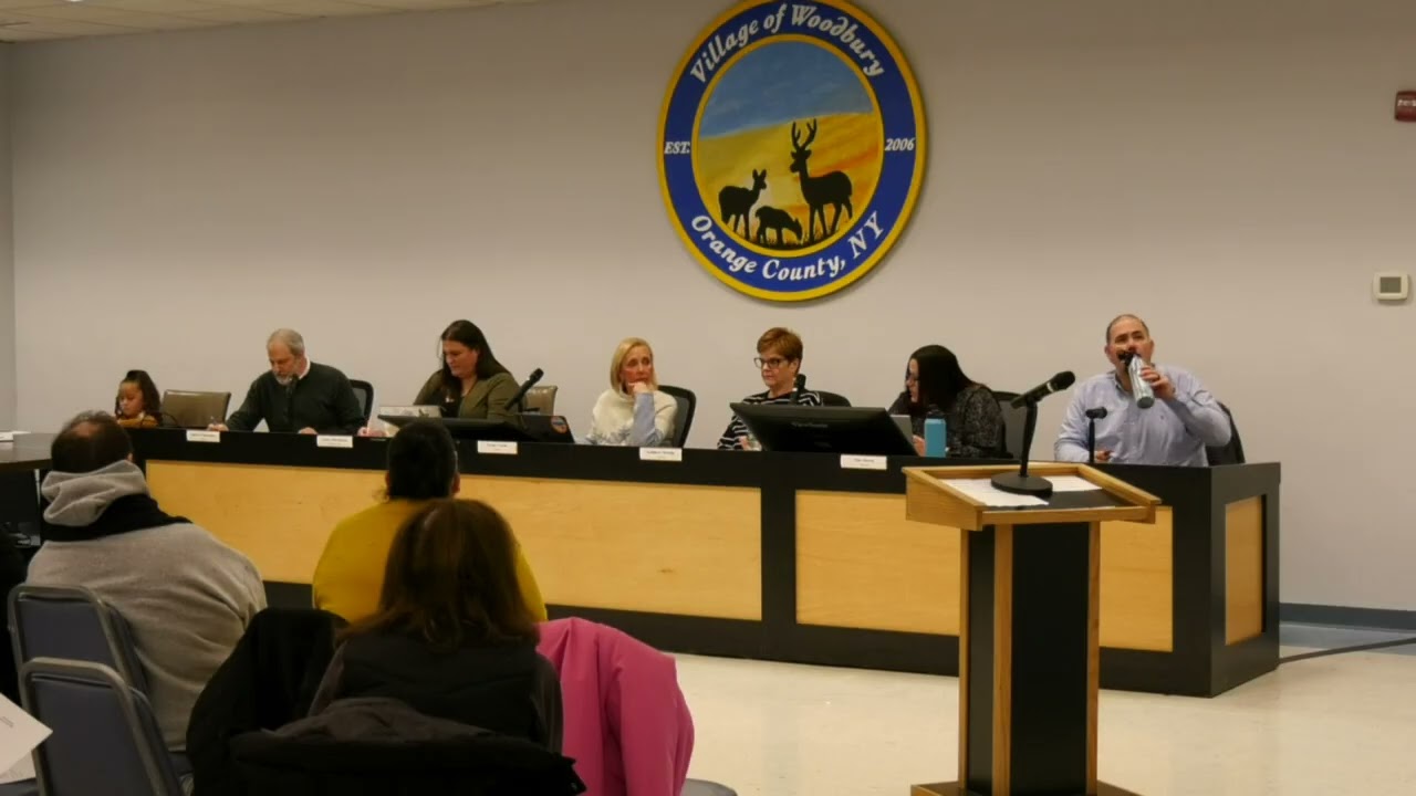 January 22, 2026 Village Board Meeting