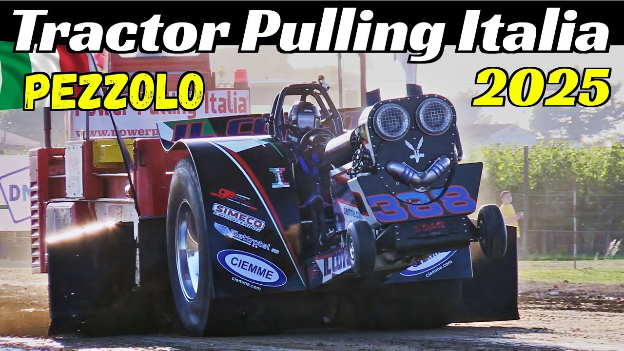 Tractor Pulling Pezzolo 2025 by ATPI Italia Championship, Festa de Mutor - Wheelies, Flames & Show 💥