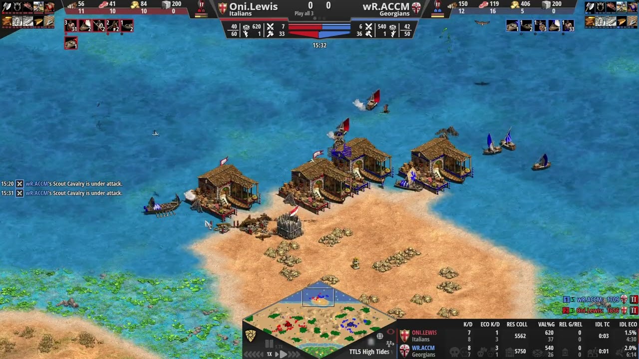 AOE 2 bình luận: ACCM vs Lewis - Giải đấu T90 Titans League 5 Platinum League