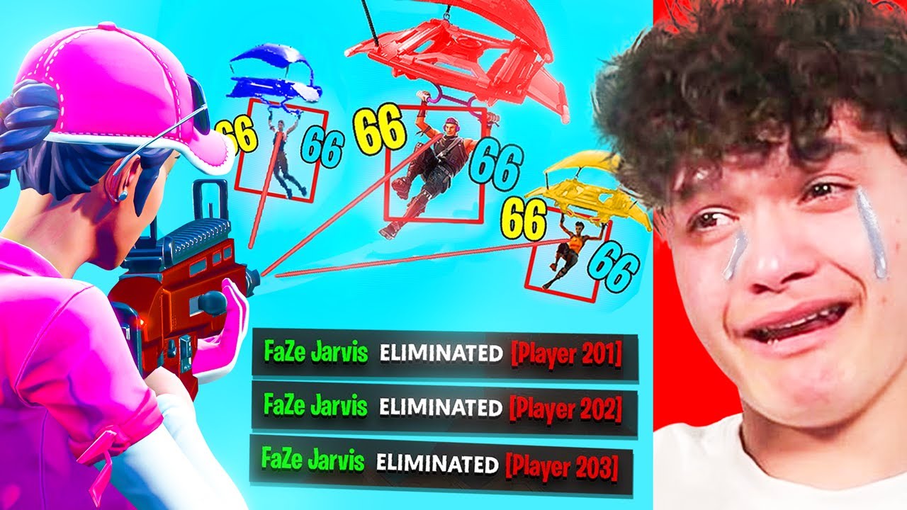 FaZe Jarvis Reacts to AIMBOT Hackers on Fortnite!