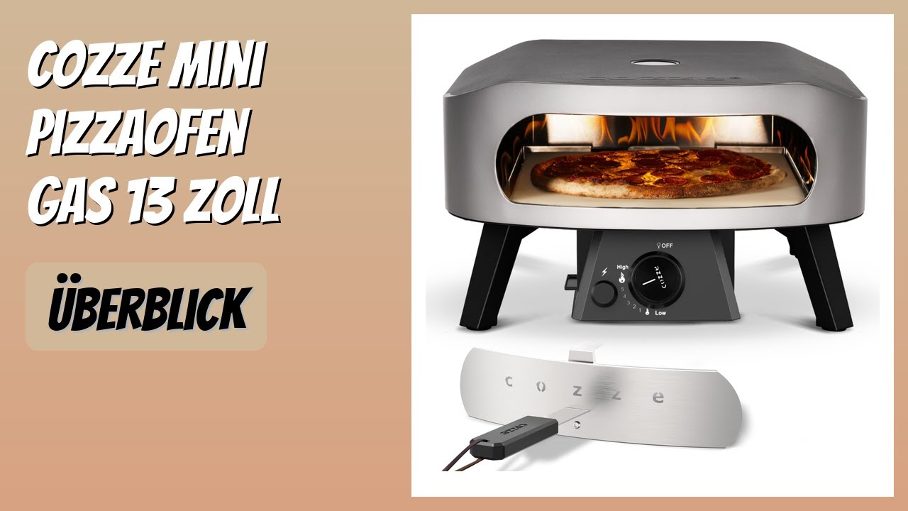 BEWERTUNG (2026): COZZE Mini Pizzaofen Gas 13 Zoll. Infos