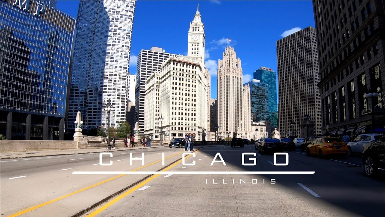 Driving Downtown Chicago - 4K Street View Car Tour 2021