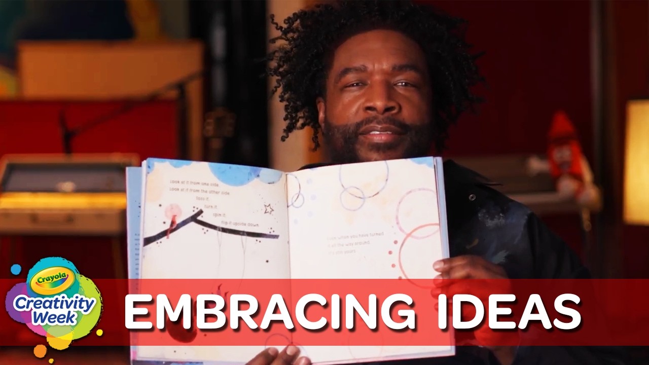 Embracing Your Ideas with Questlove | Crayola Creativity Week | Day 3