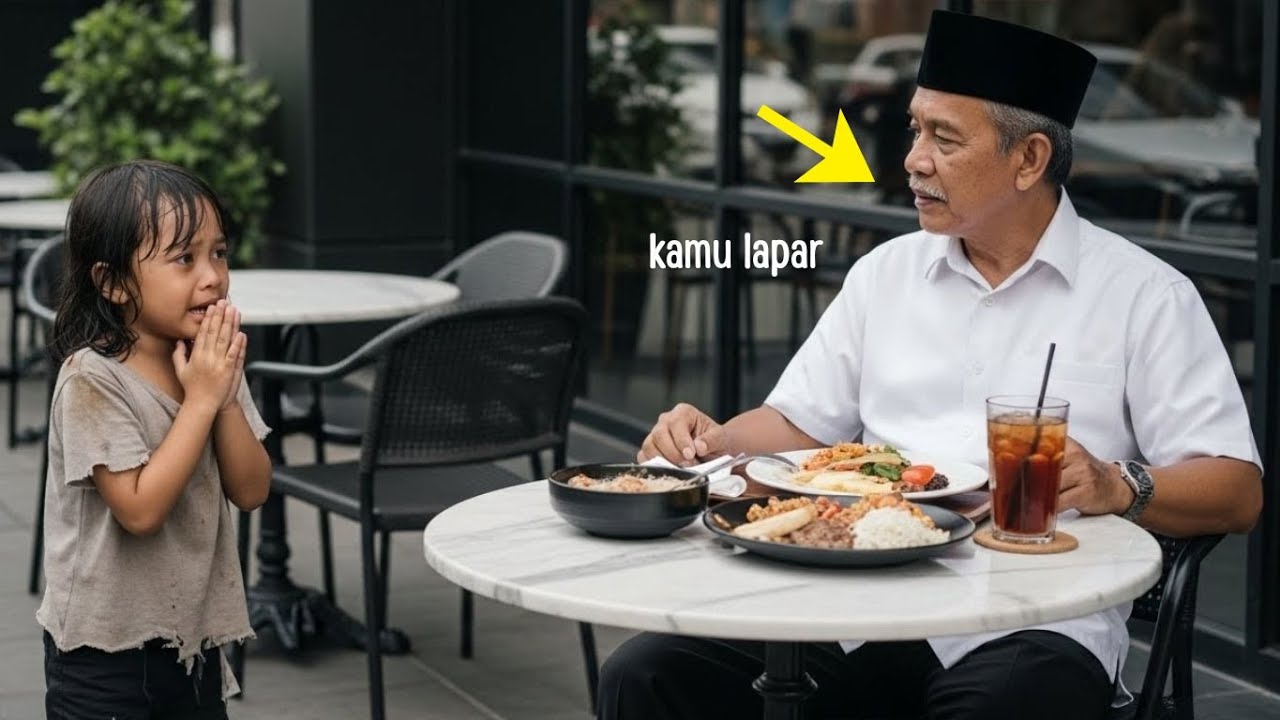 “SAYA Boleh Minta Sisa Makanannya, KEK?”— Kata Polos GADIS KECIL Ini Mengguncang Hati Seorang KAKEK