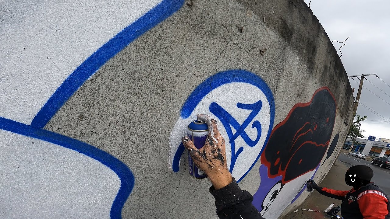 Graffiti Bombing Mission with Friends 4