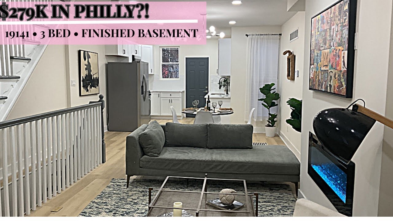 Inside This $279,999 Philly Home | 3 Bed, 2 Bath | Finished Basement | 19141