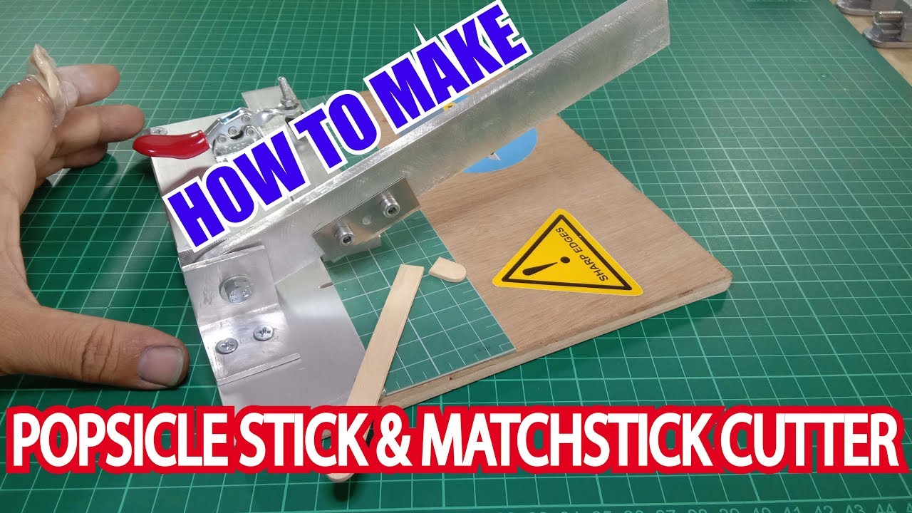 How to make Popsicle Stick/Matchstick Cutter