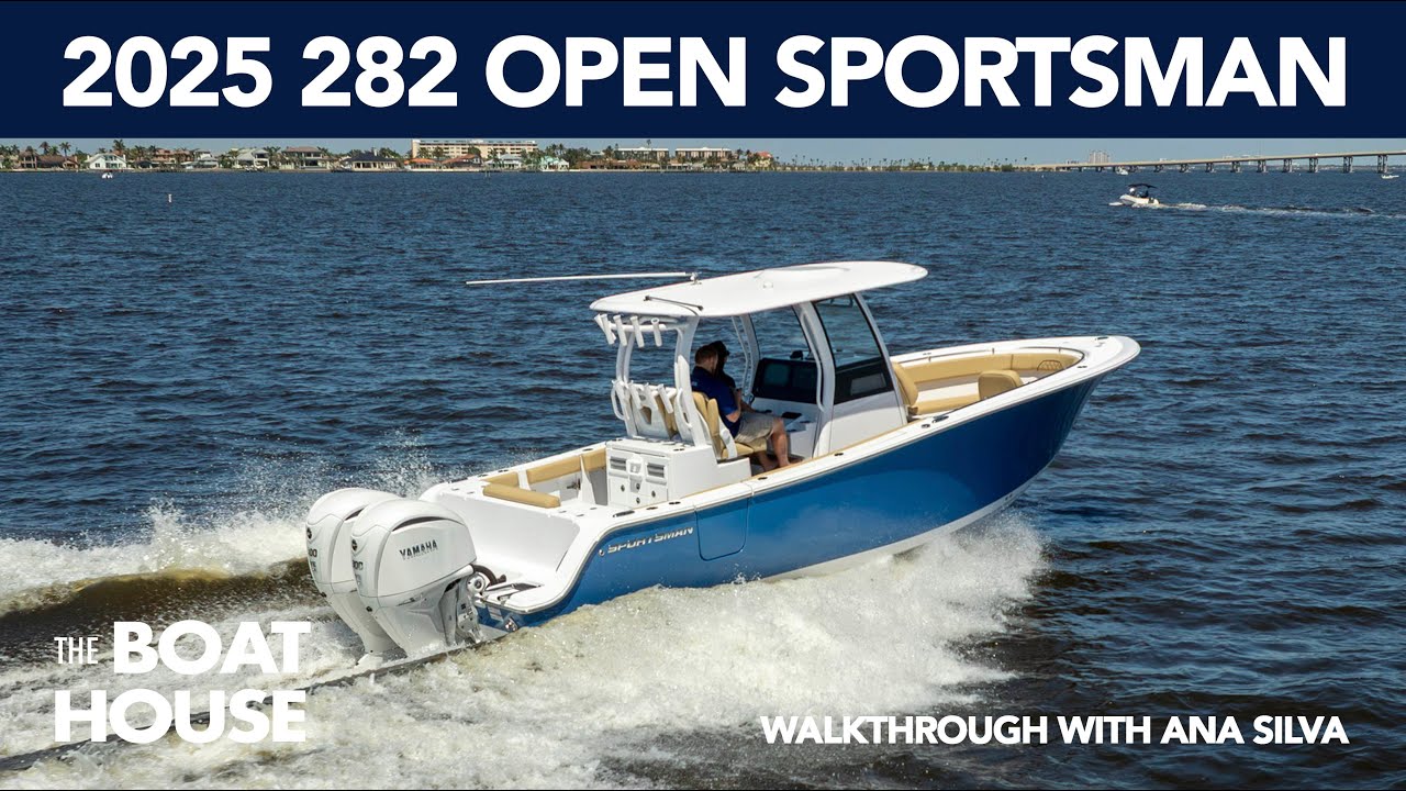 2025 Sportsman 282 Open Center Console Full Tour | Walkthrough with Ana Silva