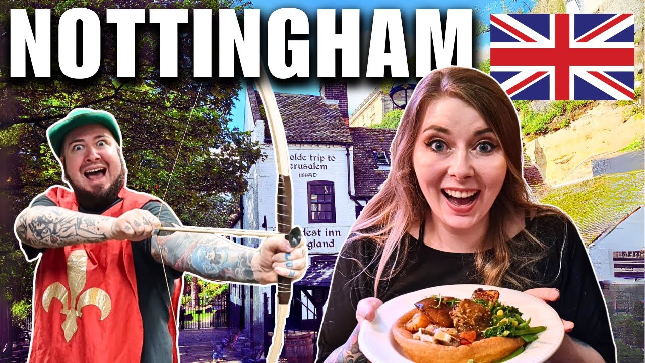 Is NOTTINGHAM the BEST city in ENGLAND? 🇬🇧 - (Robin Hood & Haunted Pubs)