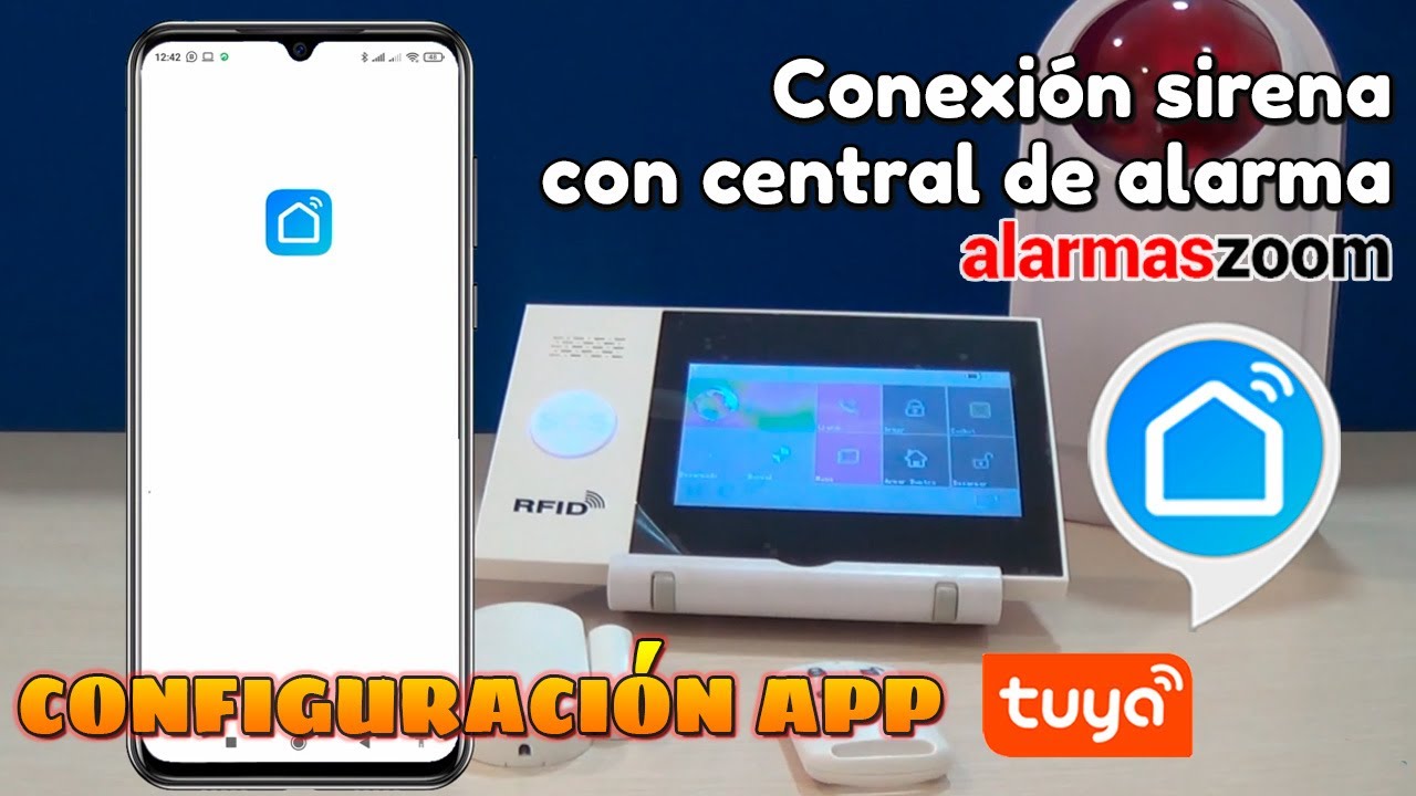 Conexión sirena con central de alarma Tuya Smart -Smart Life 🚨 alarmaszoom AZ047 🚑