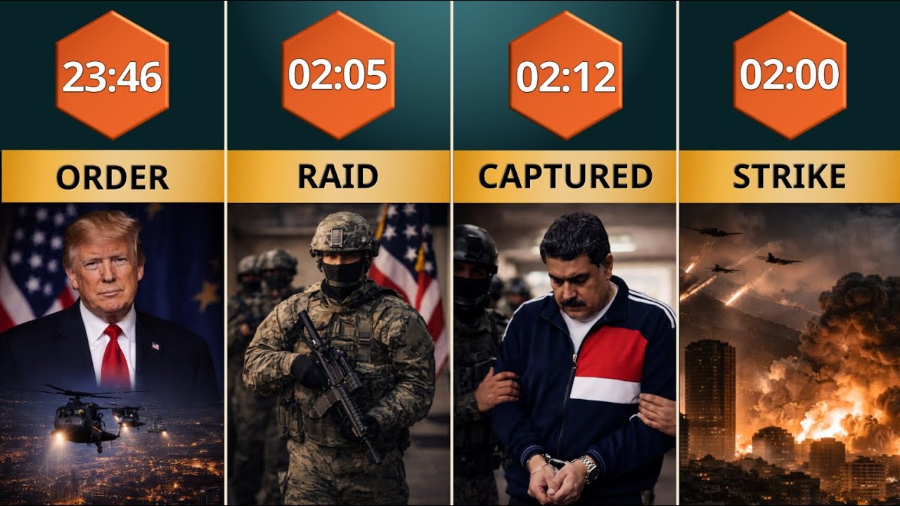 How the US Military Extracted Nicolás Maduro from Venezuela — Timeline of the Operation