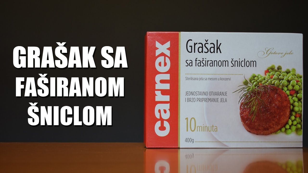 Carnex Gotova Jela - Grašak sa faširanom šniclom