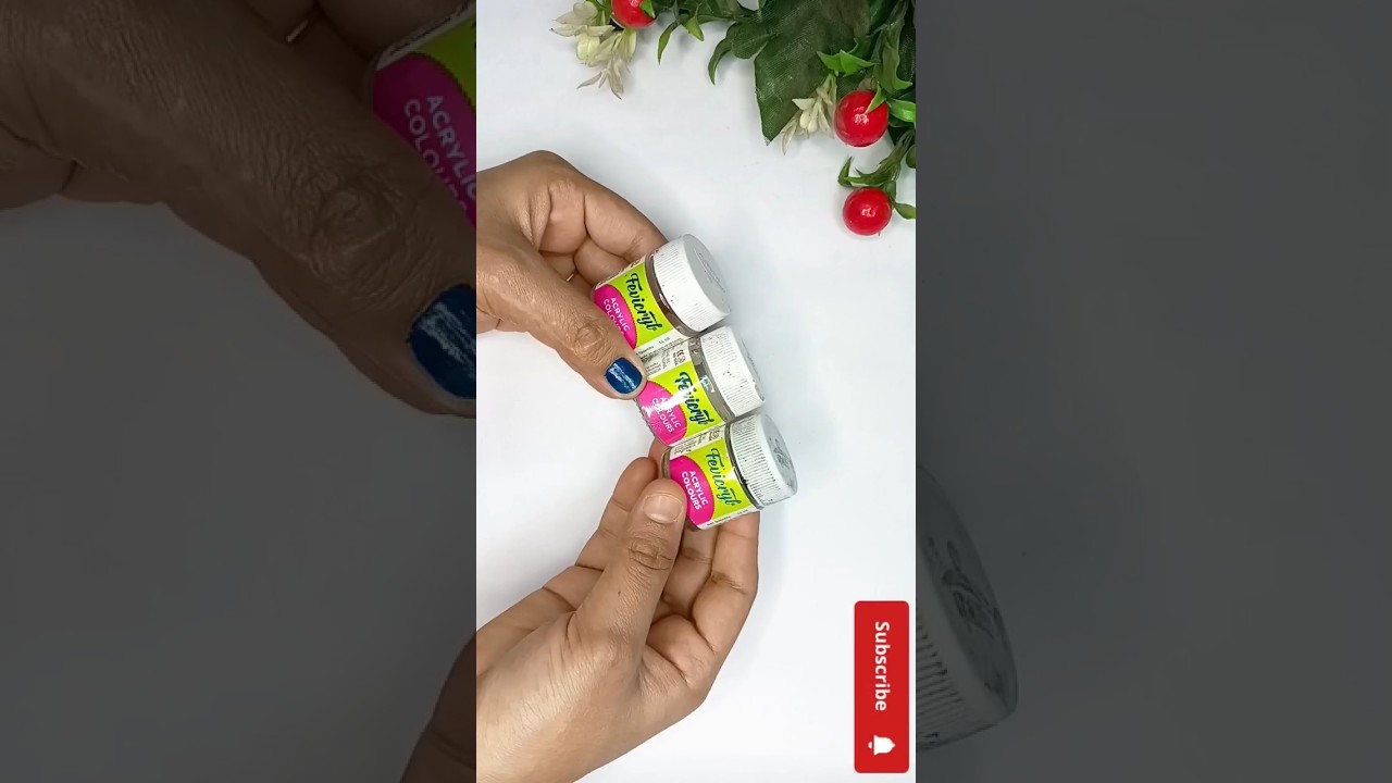 Empty paint bottle craft ideas / Empty Paint Bottle Craft