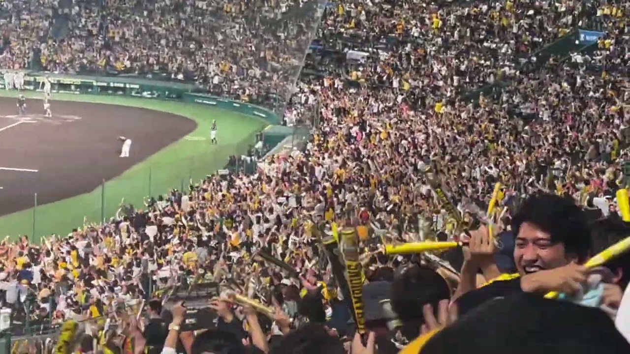【阪神】しびれた8回大逆転劇シーン♪チャンテの集大成♪現地の臨場感をお楽しみください！2023年11月2日　#阪神タイガース #日本シリーズ
