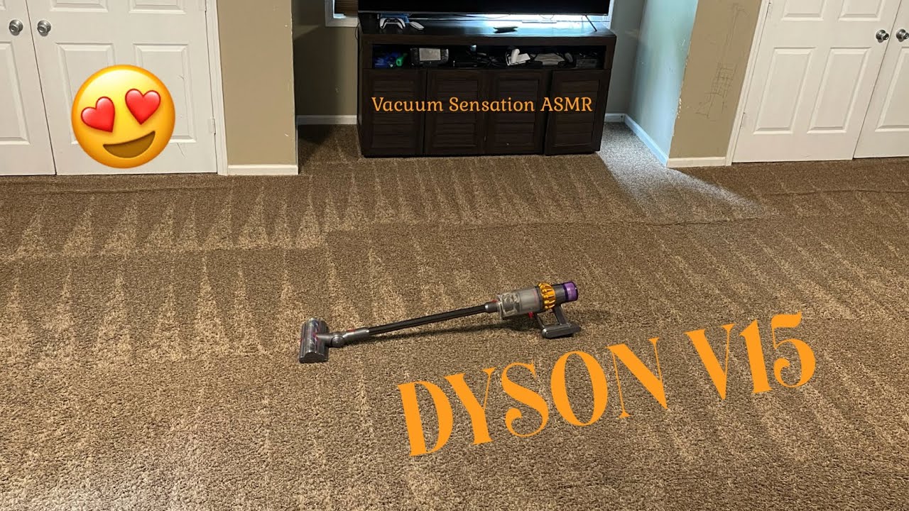 NATURAL VACUUMING | DYSON V15 | LIGHT CRUNCH & CARPET LINES!!!!!!
