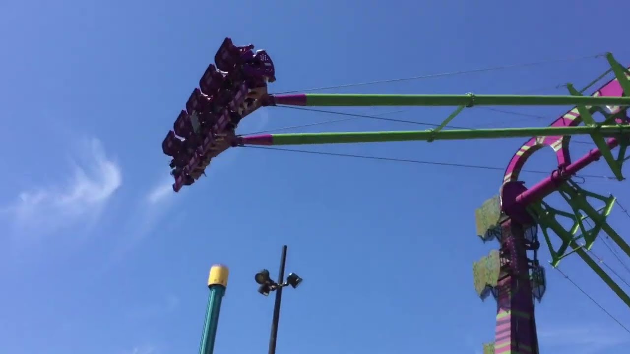 Busch Gardens Tampa - Serengeti Flyer swing ride (wild mode) POV