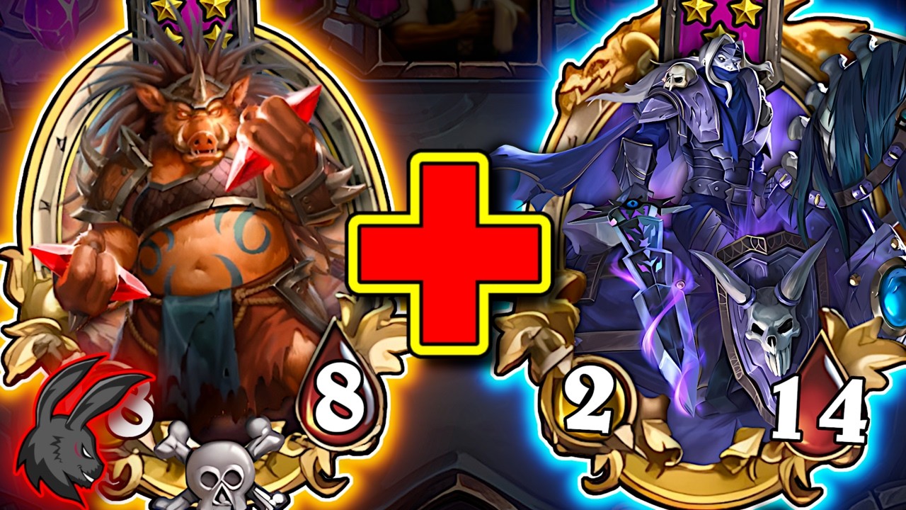CRAZY Gemscaling With This Combo! | Hearthstone Battlegrounds Commentary