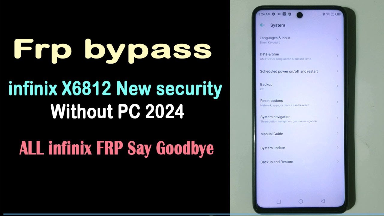All infinix x6812 frp bypass without PC | infinix Hot 11- 12