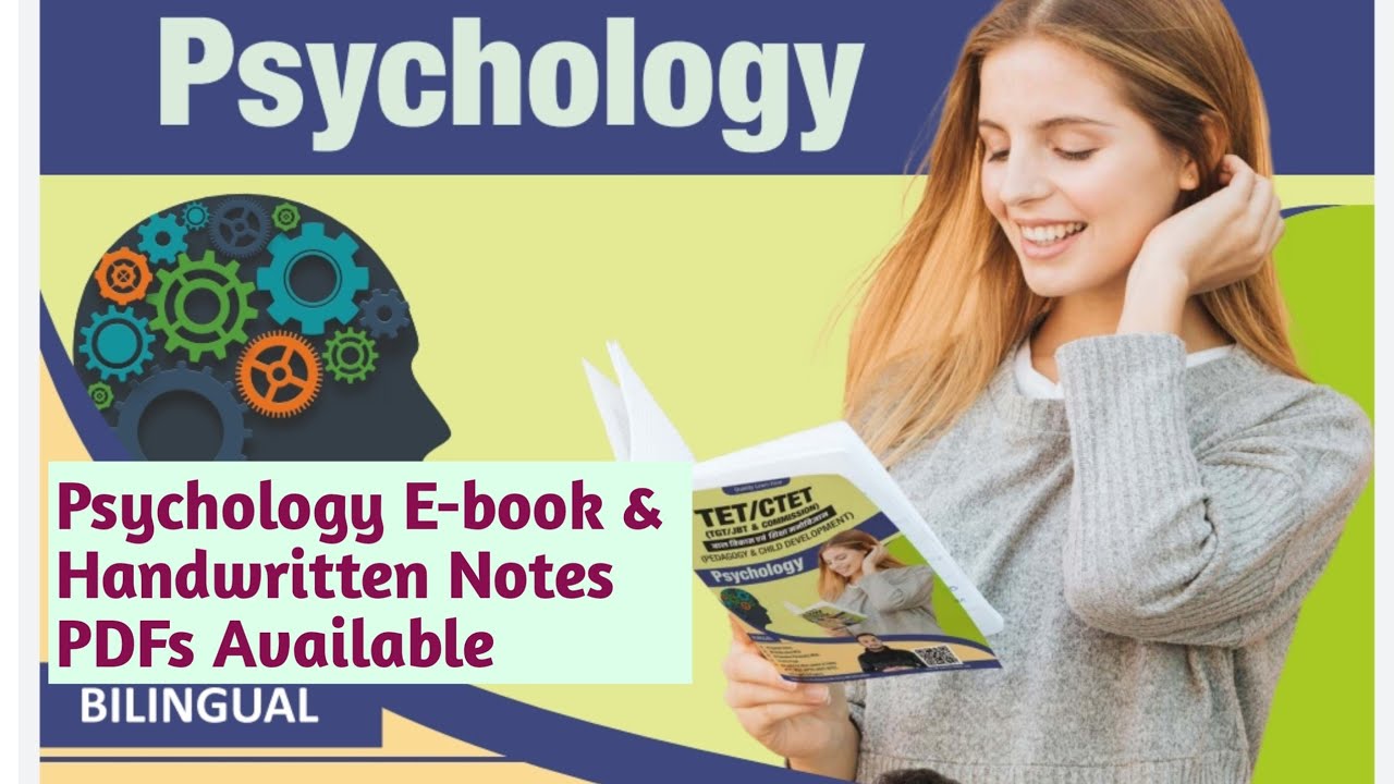 Psychology E-Book Available Also Handwritten notes PDFs For TET/CTET exam Preparation june 2023