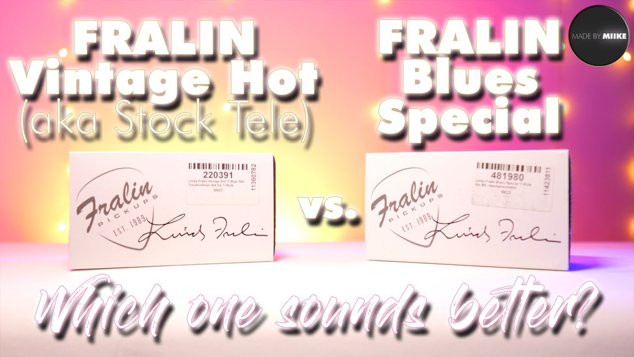 LINDY FRALIN VINTAGE HOT (aka STOCK TELE) vs. LINDY FRALIN BLUES SPECIAL (Tele Pickup Shootout)