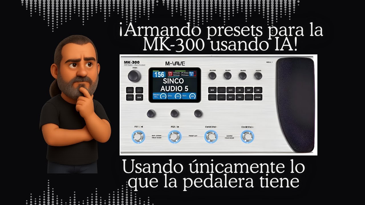 Armando presets en la MK-300 usando Inteligencia Artificial