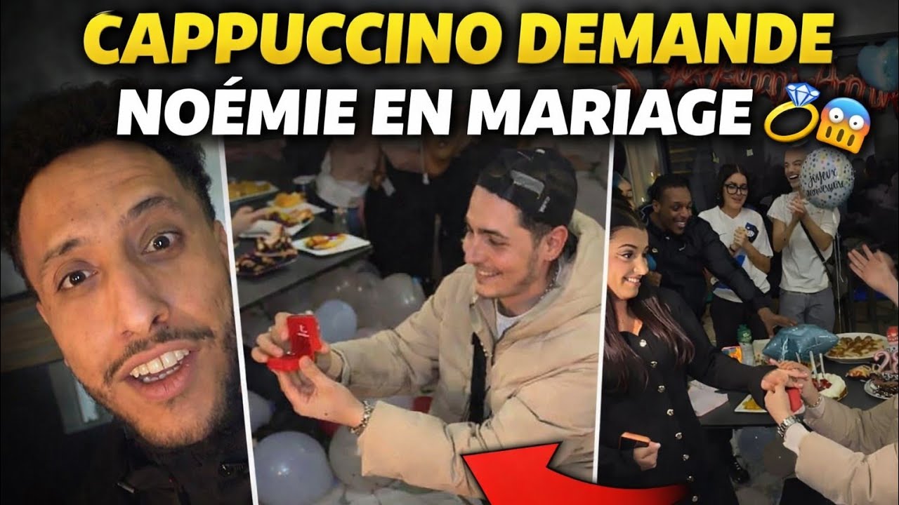 NASDAS : CAPPUCCINO DEMANDE NOÉMIE EN MARIAGE ! #nasdas #teamnasdas #nasdasstory #cappuccino 