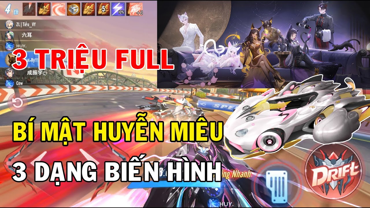 ZingSpeed Mobile | Bí Mật Huyễn Miêu - Ma Pháp 3 Dạng Biến Hình