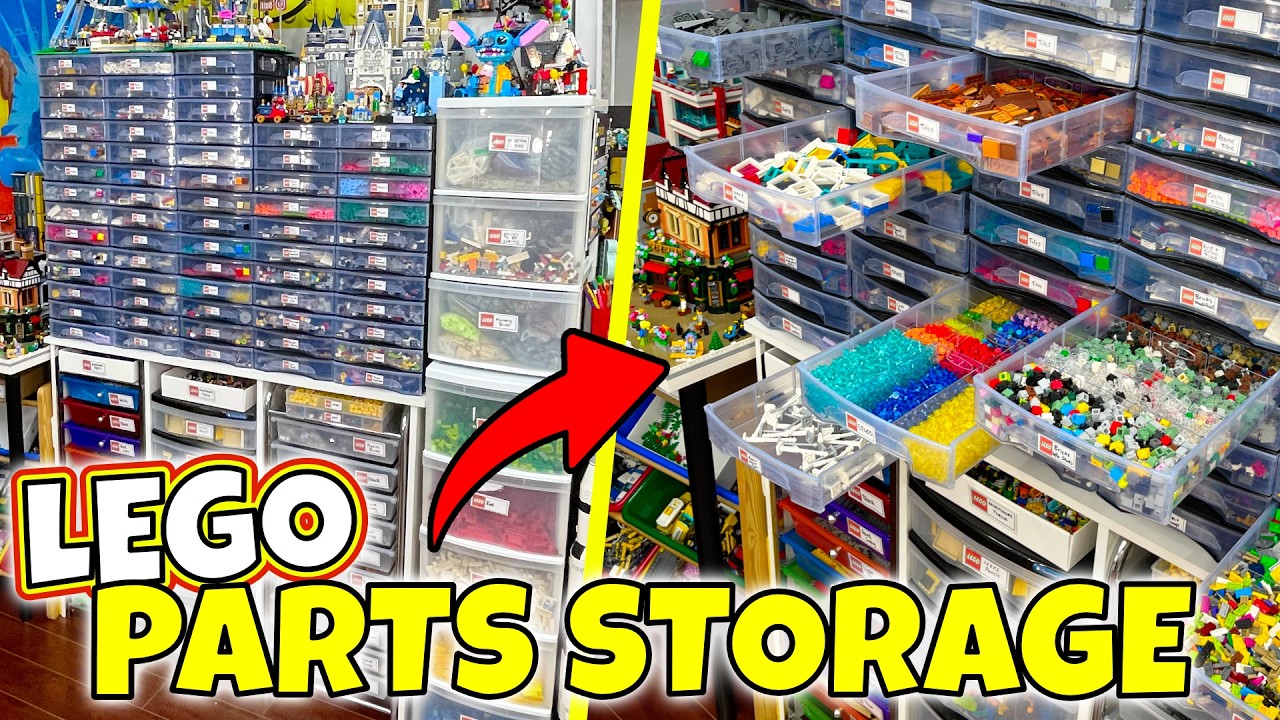 LEGO Storage Tour &ndash; How I Sort My Entire LEGO Collection