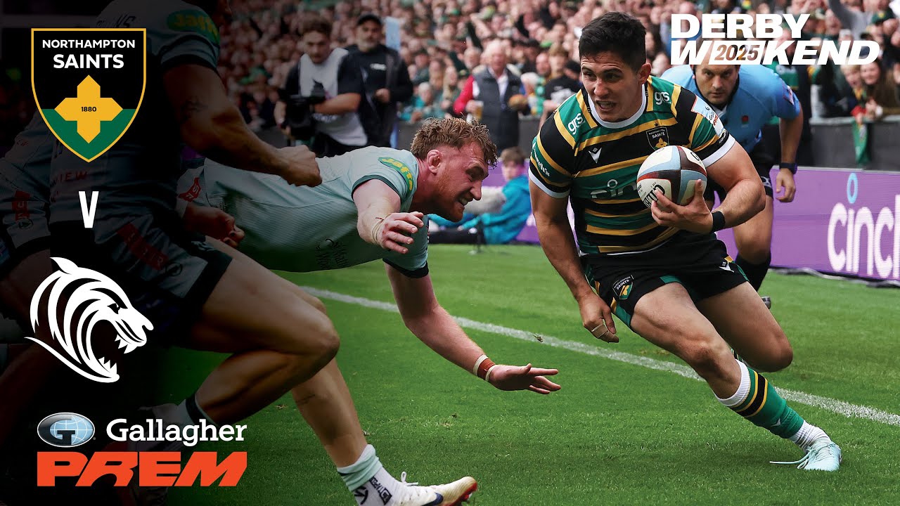 HIGHLIGHTS & REACTION: Northampton Saints v Leicester Tigers | SUPER-SUB! | Gallagher PREM