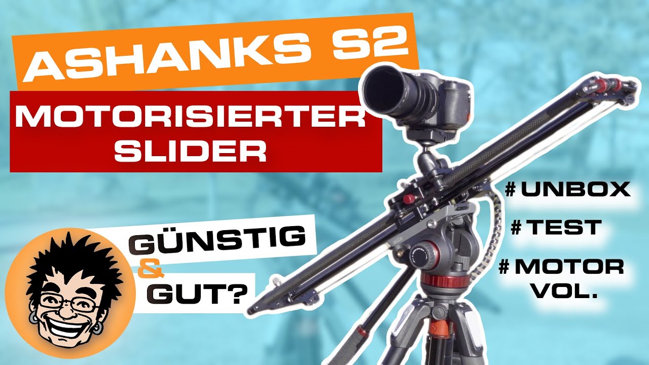 ASHANKS S2 Motorisierter Slider I Überblick, Funktionen, Geräuschpegeltest I Deutsch