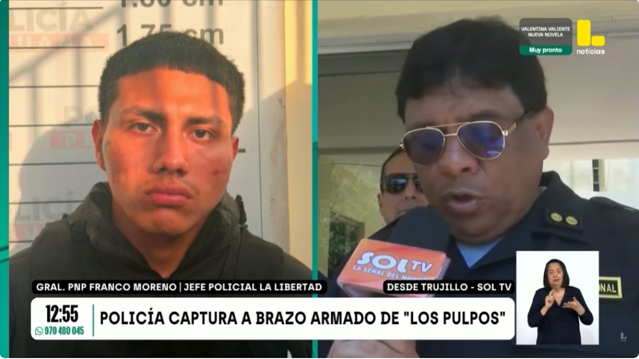 Trujillo: Gral. Franco Moreno brinda declaraciones tras captura de brazo armado de 
