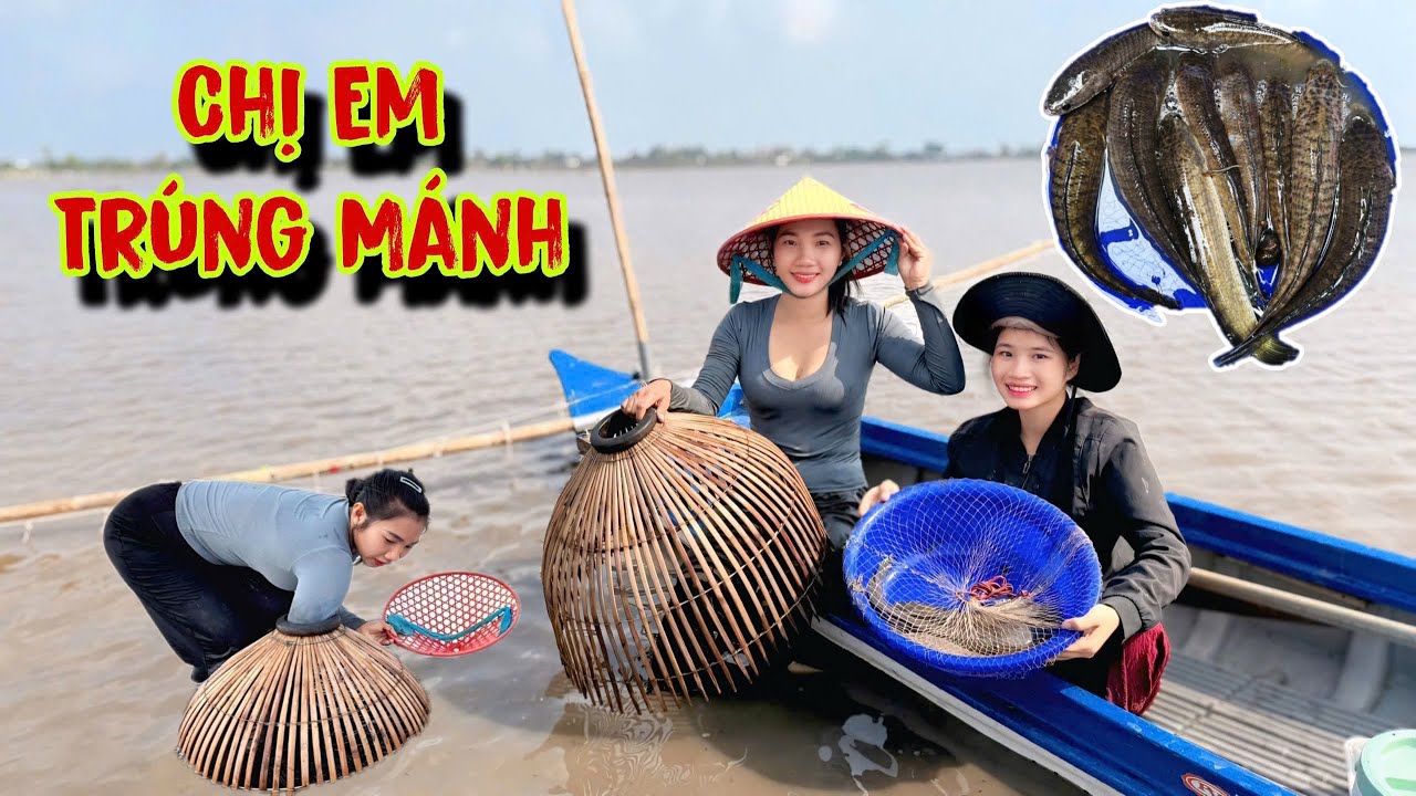 “Chị 2 Quá Hay “Ra Đồng Trúng Toàn Cá To | Lộc cá lăng 