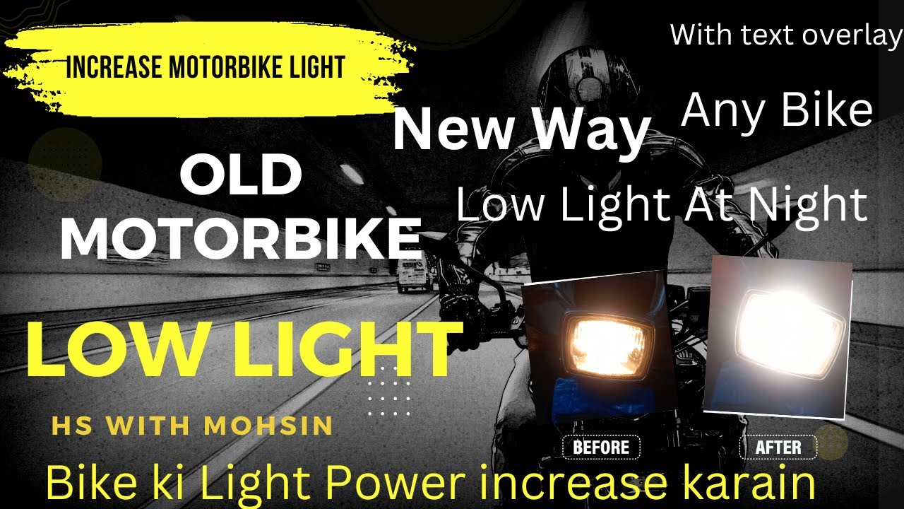bike headlight low light problem | बाइक की लाइट कैसे बढ़ाएं | بائیک کی روشنی کو کیسے بڑھائیں