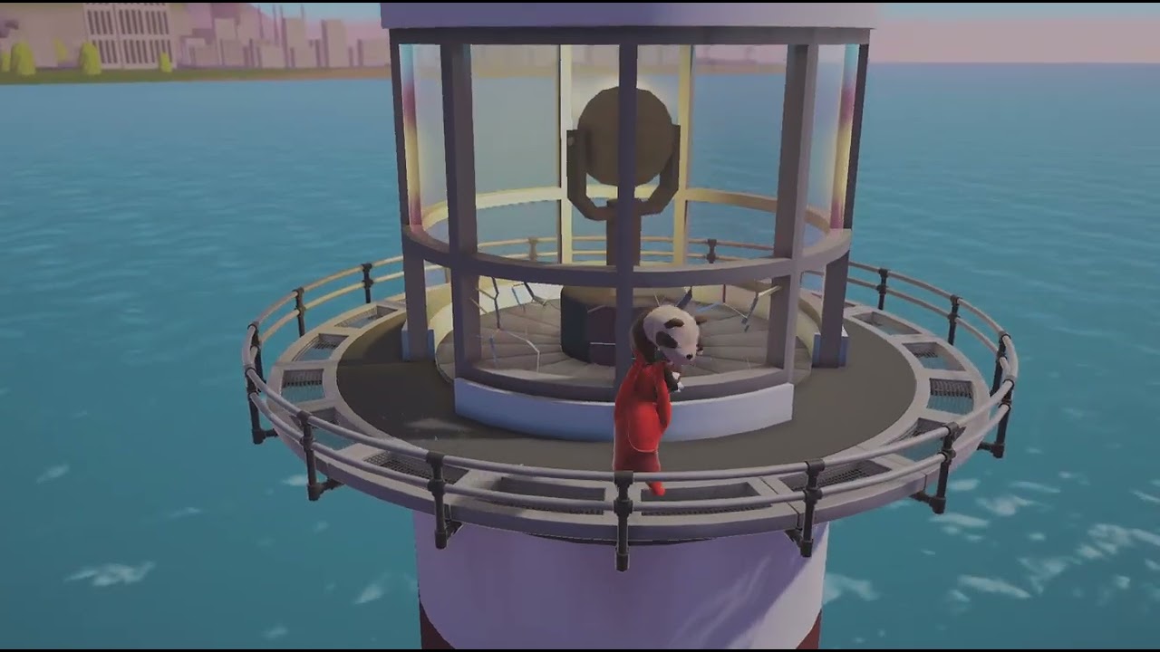 Playing Gang Beasts with my best friend