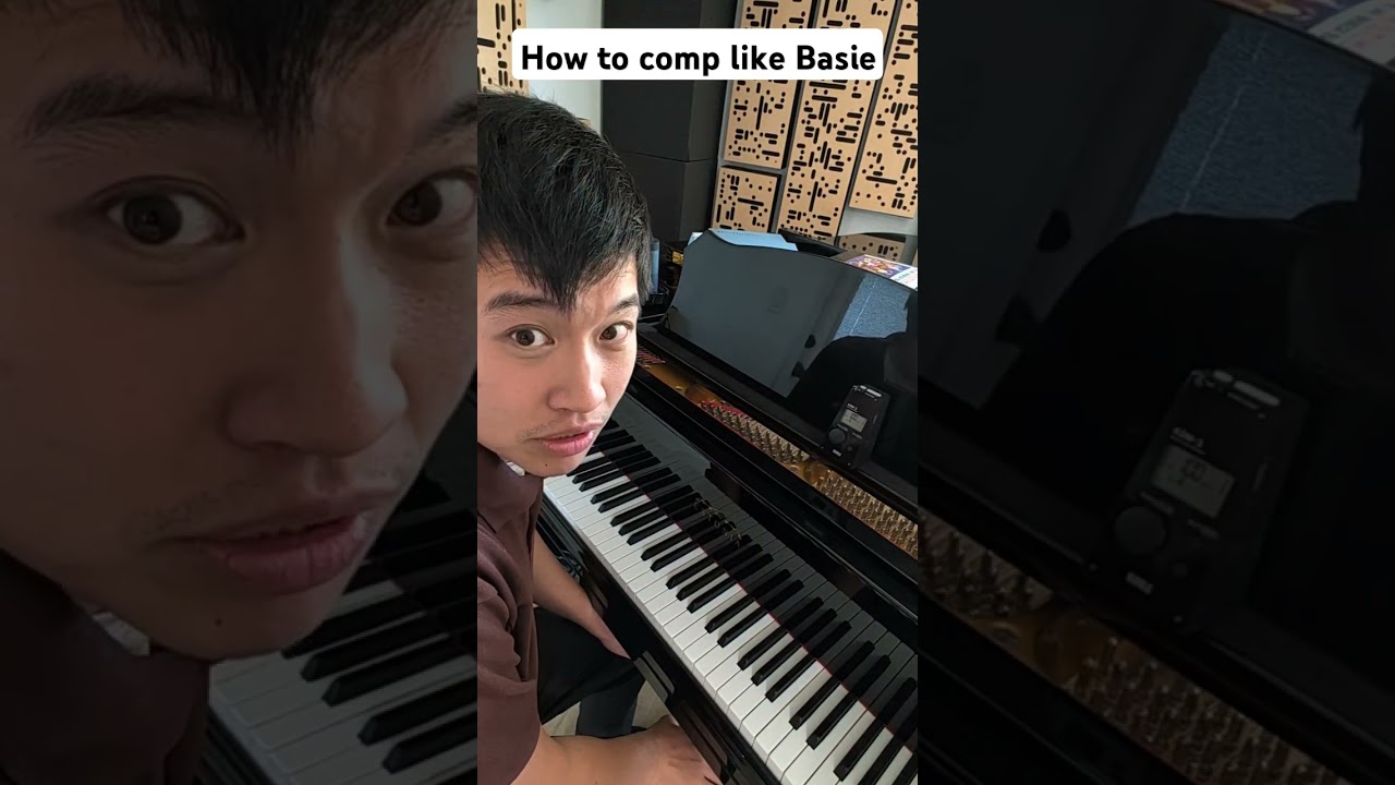 How to comp like Count Basie! #comping #jazz #piano #jazzpiano #countbasie