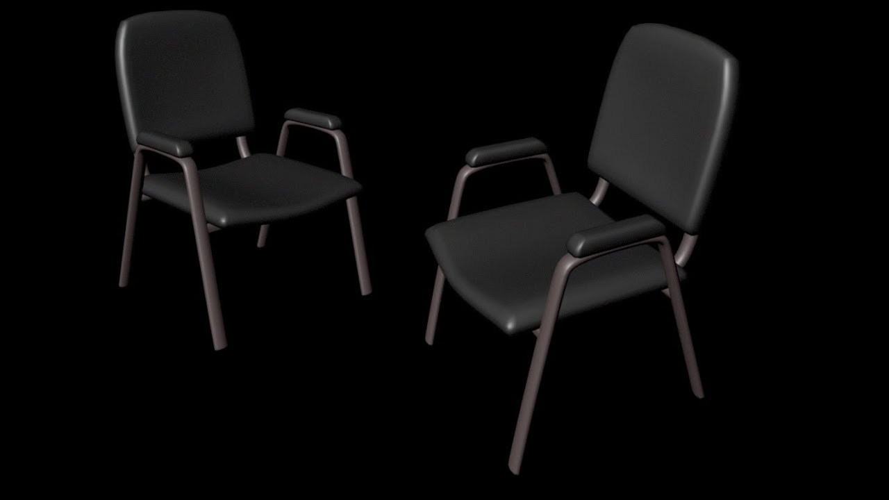 7-  3D RECEPTION CHAIR MODELING #MAYA