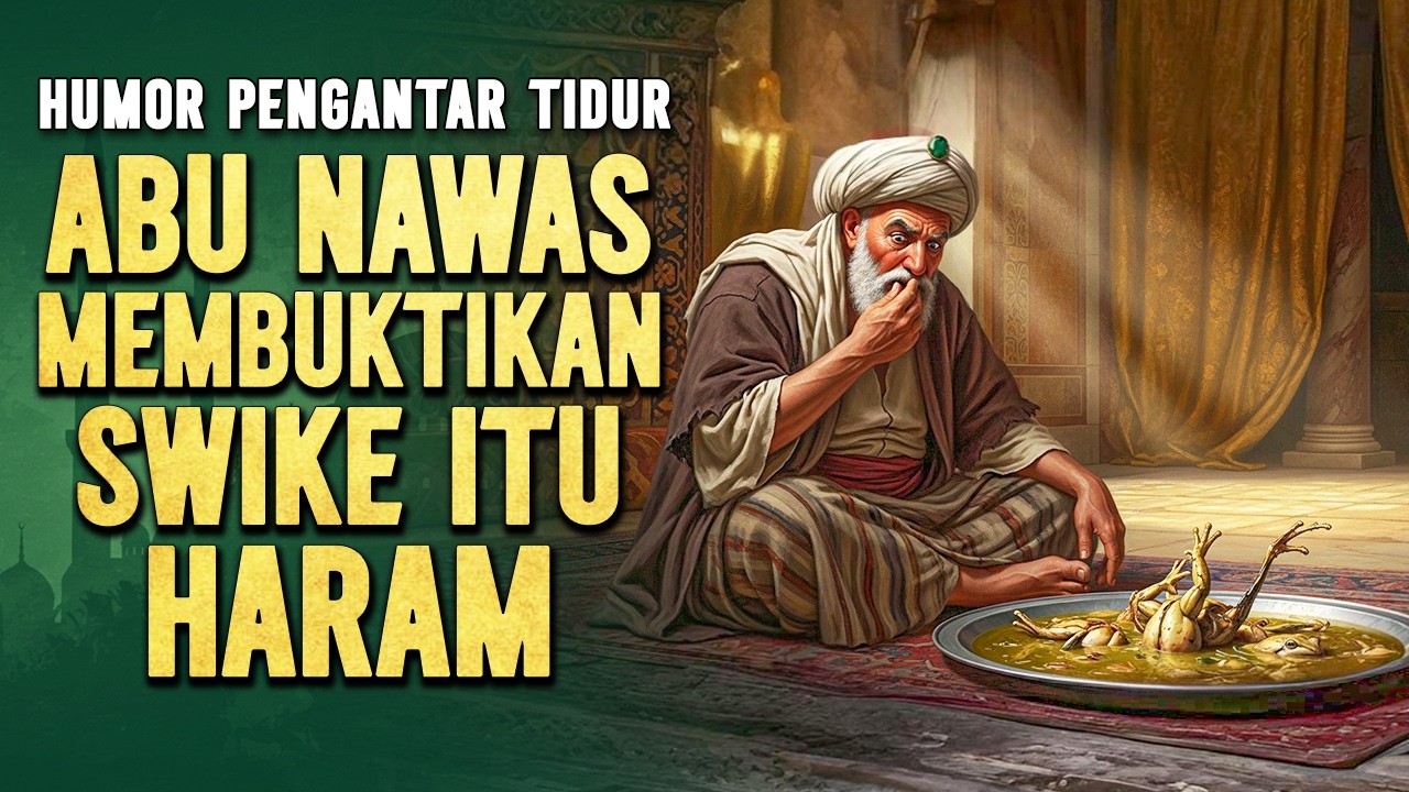 JAWABAN CERDAS ABU NAWAS MEMBUKTIKAN SWIKE DAGING KODOK ITU HARAM || CERITA LUCU PENGANTAR TIDUR