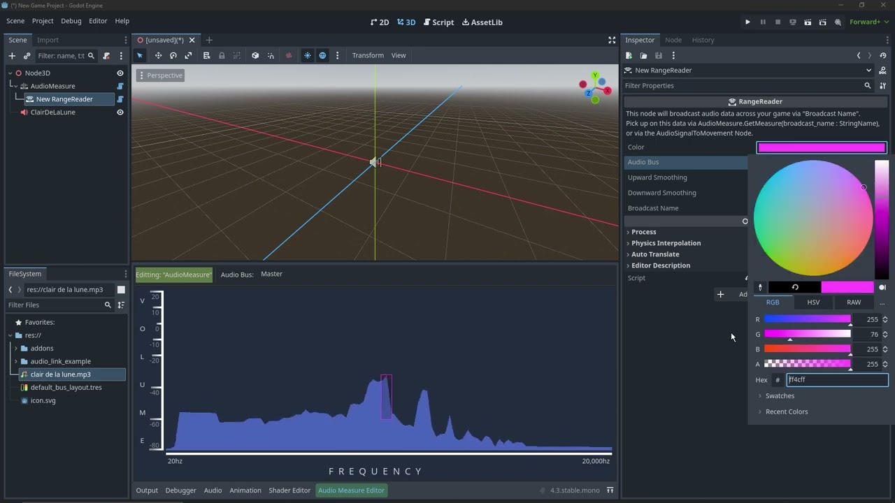 Ovani Sound Godot Frequency Link Plugin Tutorial