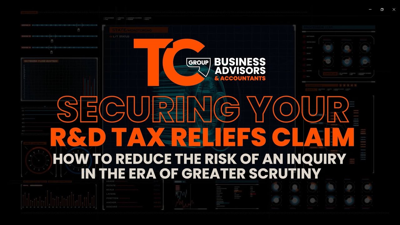 Securing your R&D Tax Relief claims | TC Group