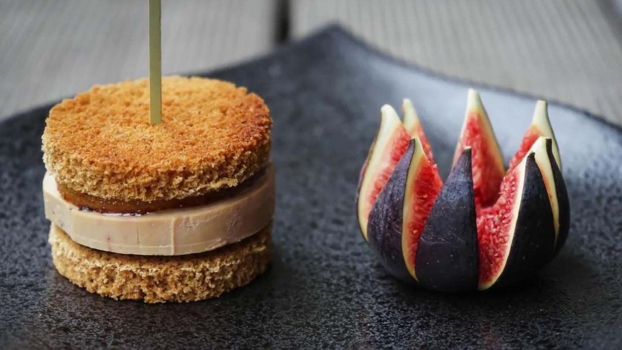 Burger de foie gras sucré-salé