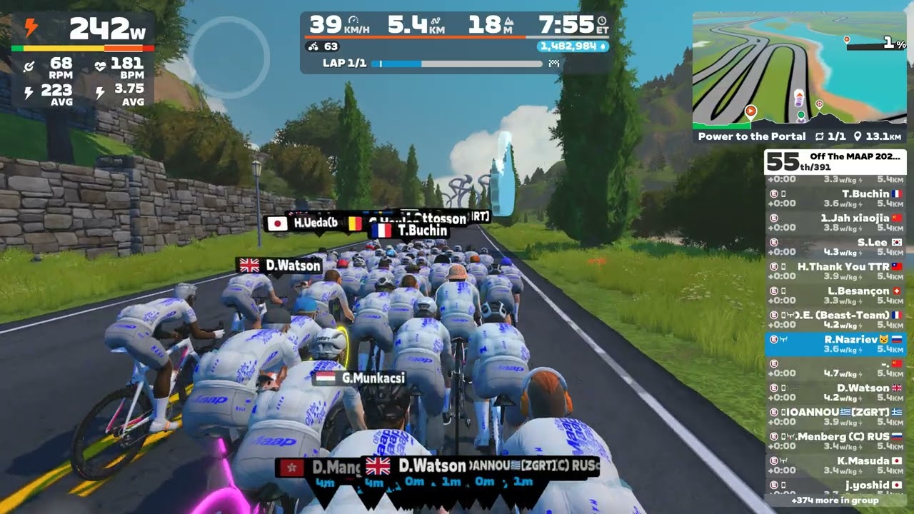 Zwift - Group Ride: Off The MAAP 2025: Stage 3