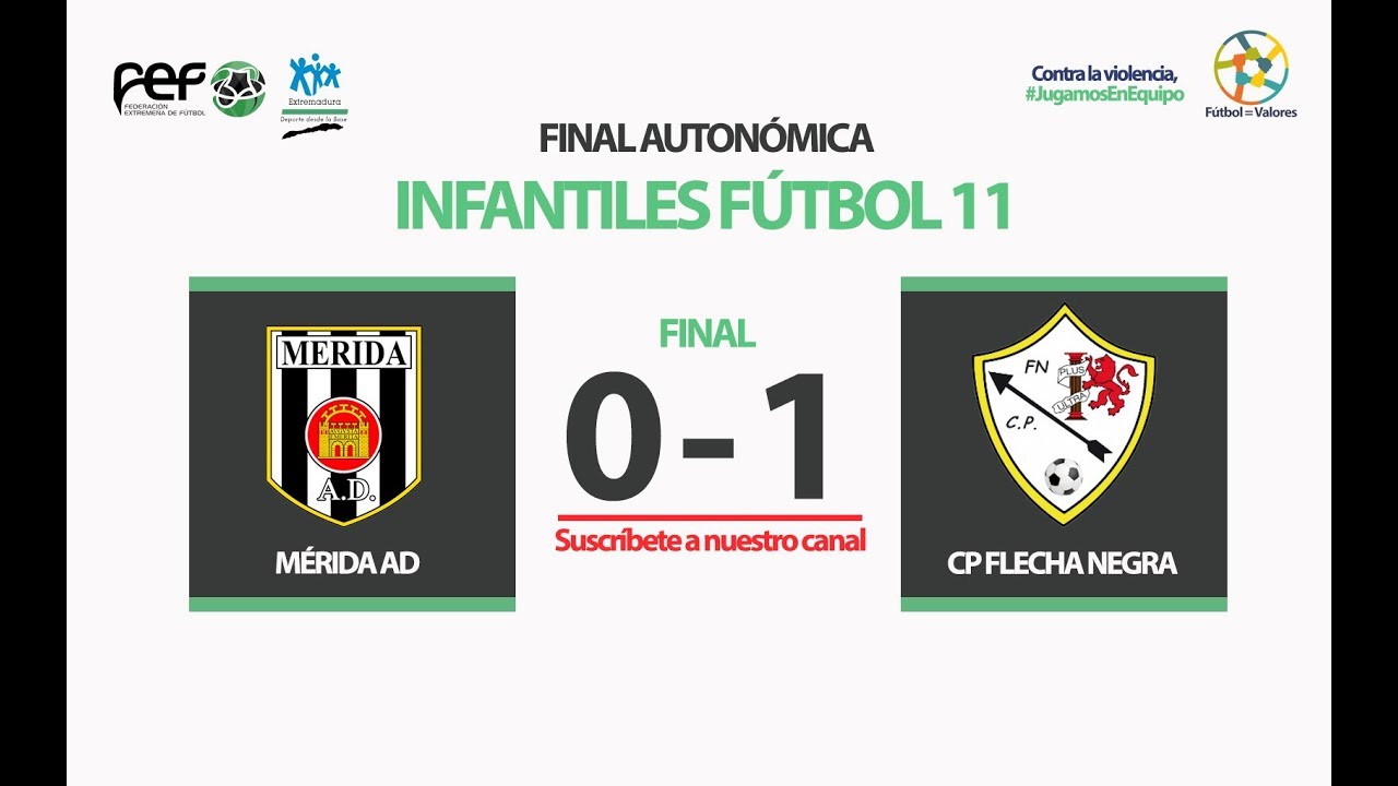 Mérida AD - CP Flecha Negra | Final Autonómica Infantil Fútbol 11 2017/2018