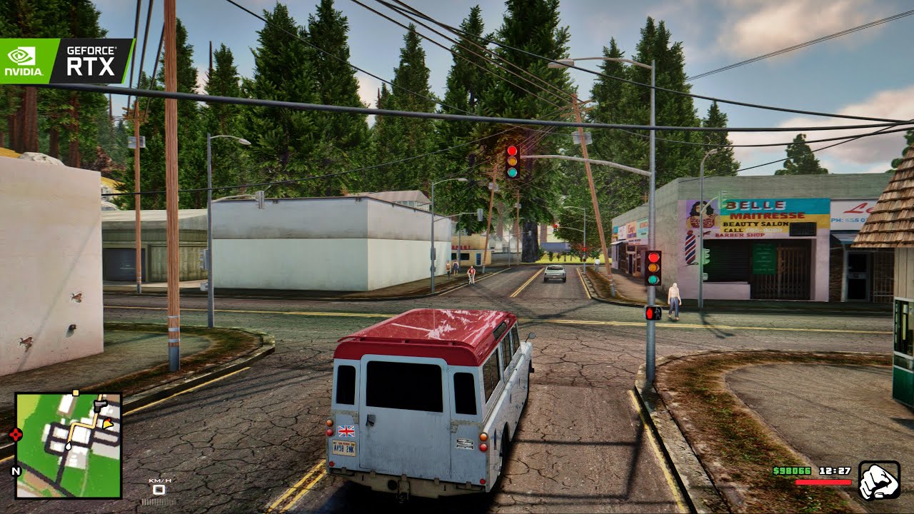 GTA San Andreas BETA EDITION ULTRA GRAPHICS WITH REMASTERED TEXTURE + REAL LIFE MOD PART 8 GAMEPLAY