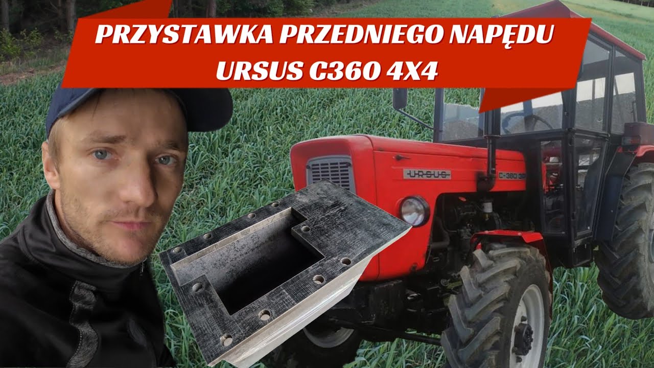 PRZYSTAWKA PRZEDNIEGO NAPĘDU URSUS C360 4X4 WYCINAM KORPUS