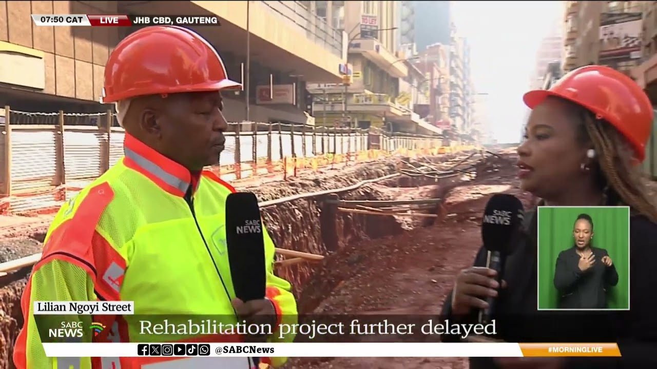 Lilian Ngoyi Street Gas Explosion | Just 22 % of the project done thus far