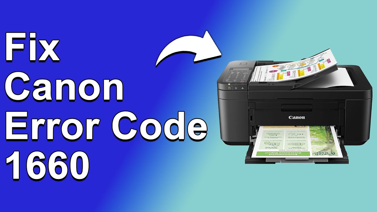 How To Fix The Canon Error Code 1660 - Meaning, Causes, & Solutions (Troubleshoot Quickly)