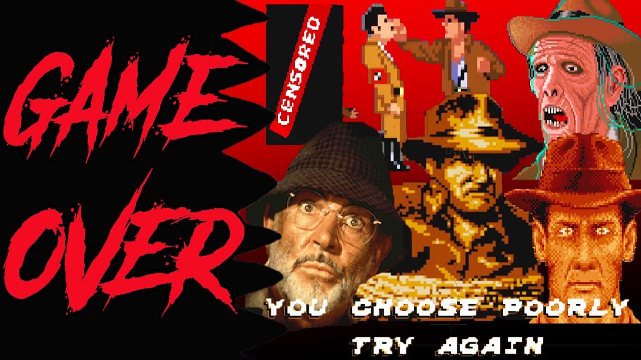 Indiana Jones and the Last Crusade Games - Game Over Scenes