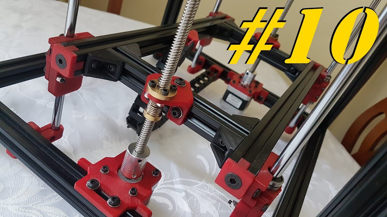 Montando minha impressora 3D Core XY - Episódio 10 - Motores e Fusos T8