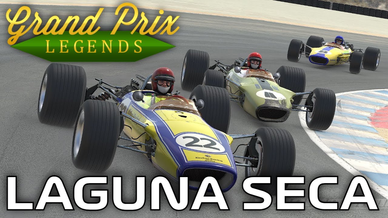 Grand Prix Legends Lotus 49 at Laguna Seca S2 2023 - iRacing