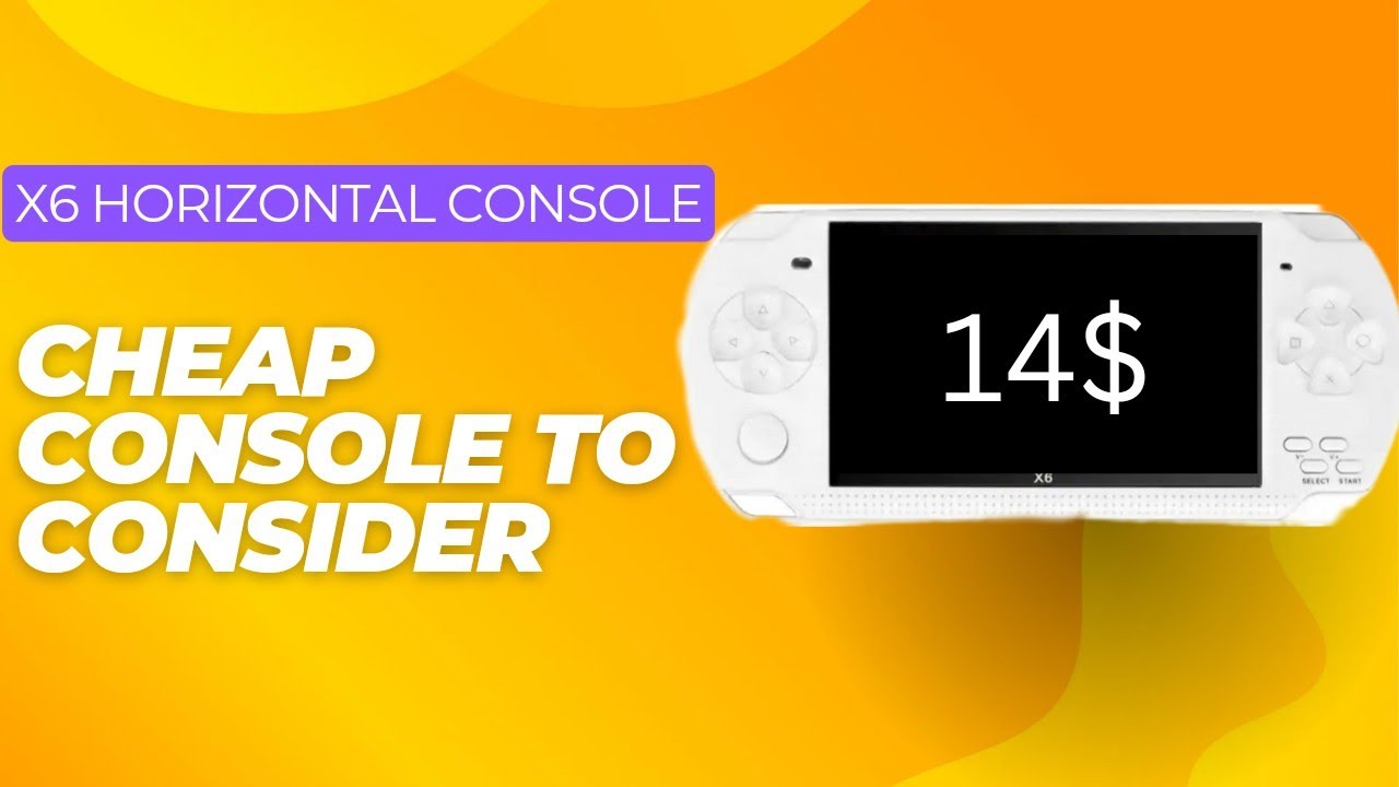 X6 Horizontal Handheld Console | Unboxing, Device T0rturing, Honest Review | ASMR